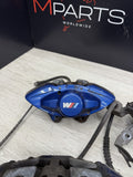 OEM BMW F80 F83 M3 M4 Front Rear 380/370mm Brake Calipers SET Brembo Blue 54k