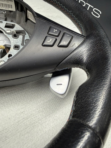 BMW E60 E63 E64 M5 M6 06-10 SMG Steering Wheel 53k Miles