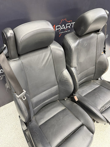 01-06 BMW E46 M3 Convertible Interior Front Non Heated Seats Black