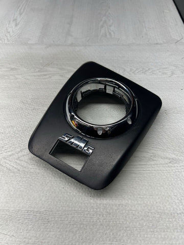 01-06 BMW E46 M3 Center Dome SMG Shift Plate Titan Shadow Grey