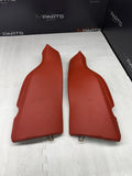 BMW F82 M4 Coupe Rear Sakhir Orange Leather Seat Side Bolsters Pair 8058134