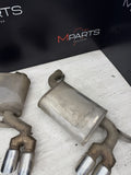 01-06 BMW E46 M3 UUC Corsa Exhaust Section 3 Dual Mid Pipe Midpipe *Dent*