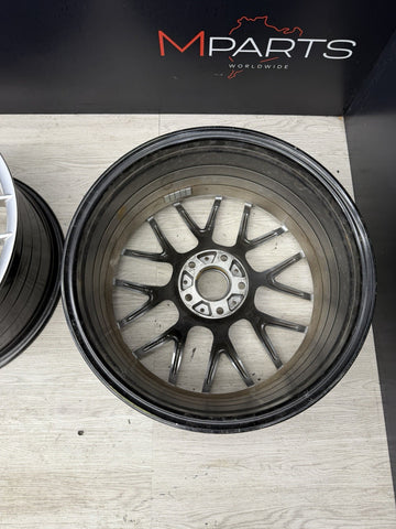 BMW E90 E92 E93 M3 08-13 AG Avant Garde M359 SILVER WHEEL STAGGERED 19” RIMS