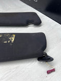01-06 BMW E46 M3 Left Right Visors Sticker Peeling Off
