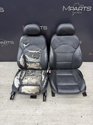 BMW 00-03 E39 M5 Sedan Front Seats Leather Heated Black