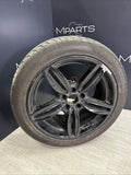 BMW 5 Series 19x8.5 Rim Wheel 5x120 5 Twin Spoke Gloss Black OEM 7842652