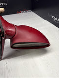 00-03 BMW E39 M5 Front Left Driver Side Mirror Assembly Imola Red Power Fold OEM