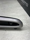 BMW 01-06 E46 M3 Coupe Left Driver Rear Armrest Brushed Aluminum OEM