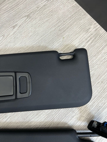 18-23 BMW X3M X4M X3 X4 Front Sun Visors Set OEM Black