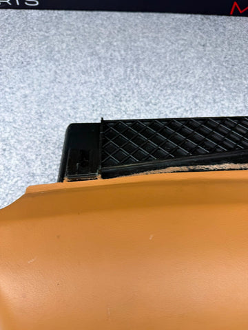 99-03 BMW E39 M5 Right Passenger Dashboard Glove Box Leather Caramel OEM
