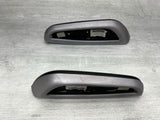 01-06 BMW OEM E46 M3 Convertible Brushed Aluminum/Black Trims Armrests Rear