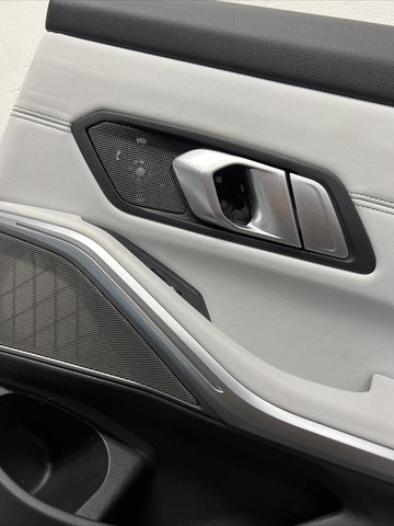 BMW 21-26 G80 M3 Sedan OEM Rear Right Passenger Door Card Panel Silverstone