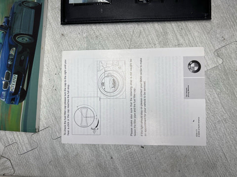OEM 01-06 BMW E46 M3 CONVERTIBLE OWNERS MANUAL BOOK BOOKLET POUCH