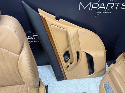 BMW 00-03 E39 M5 Sedan Front & Rear Seats Leather Heated Caramel