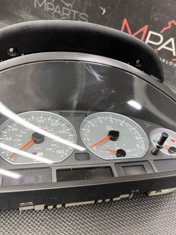 2001-2006 BMW E46 M3 Instrument Cluster Speedometer Spedometer SMG 72k Miles