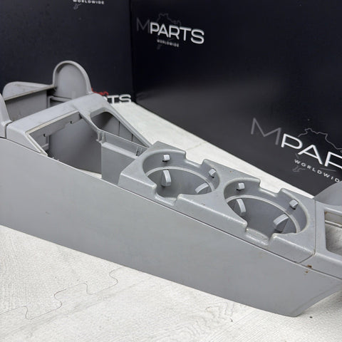 2001-2006 BMW E46 325 330 M3 Coupe Center Console Gray Armrest Optioned