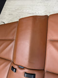 BMW 01-06 E46 M3 Convertible Rear Seat Back Rest Cinnamon Leather Backrest