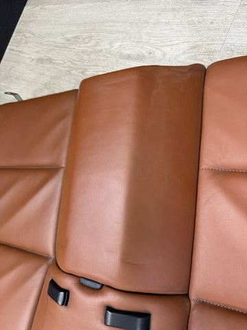 BMW 01-06 E46 M3 Convertible Rear Seat Back Rest Cinnamon Leather Backrest