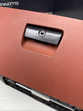 BMW 07-13 E92 M3 Extended Fox Red Leather Glove Box Glovebox Storage Compartment