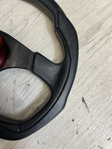 BMW 01-06 E46 M3 FRONT LEATHER STEERING WHEEL MOMO