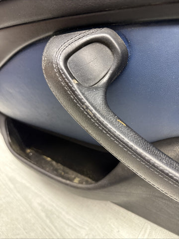 96-02 BMW Z3 M Z3M Front Passenger Right Door Card Panel Cover Trim Estoril Blue