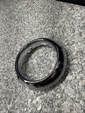 BMW 01-06 E46 M3 SMG Black Leather Gear Shifter Bezel OEM