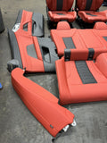 BMW 21-23 G82 M4 Coupe OEM Complete Front Rear Seats Fiona Red Leather Panels