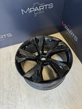 22" Audi RS7 RS6 OEM Stock Wheel Gloss Black Rim Q7 SQ7 22x10.5 *Repaired Crack*
