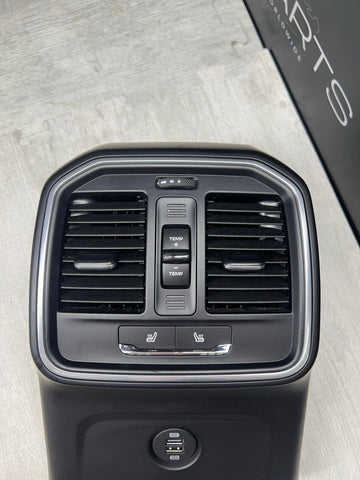 15-23 PORSCHE MACAN REAR A/C PANEL W/HEATED SEATS & DUAL USB PORT 95B819203