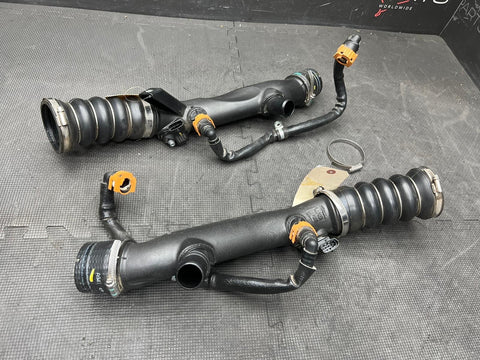 15-19 Ferrari 488 Intercoolers to Throttle Bodies 322654