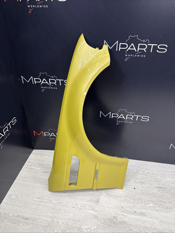 01-06 BMW E46 M3 Right Passenger Fender Phoenix Yellow