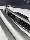 09-13 OEM BMW E92 E93 335is Dash Glacier Silver Aluminum Interior Trim Set