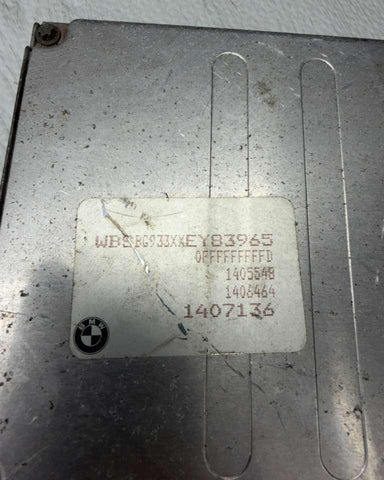98-99 BMW M3 Manual Transmission - DME ECU Engine Control Unit OEM 1407136