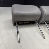 2001-2006 BMW E46 M3 Convertible Grey Rear Headrests Head Rests Pair OEM