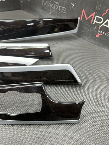 2011-2016 BMW F10 550 M5 Dashboard Trim Set Dark Fine Line Anthracite