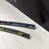 BMW E46 325 330 M3 Roof Rails Moldings Trims Pair Coupe OEM