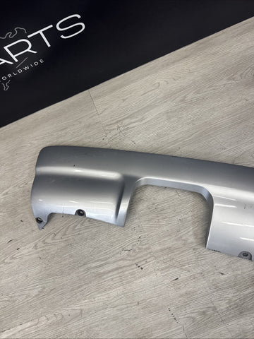 01-06 BMW E46 M3 Rear Bumper Lower Lip Diffuser Trim Panel OEM Titan Silver