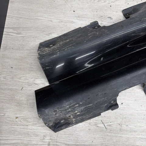 01-06 BMW E46 M3 Rocker Panel Side Skirts OEM Jet Black