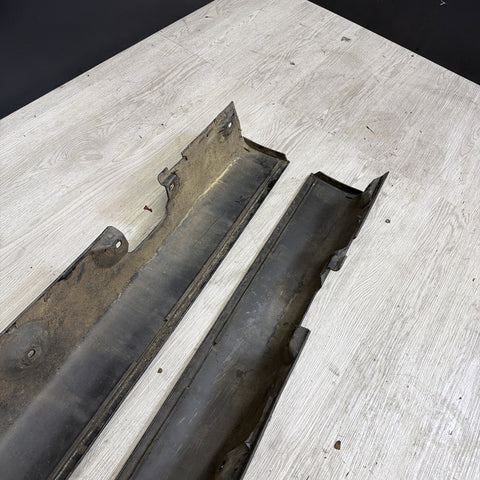 01-06 BMW E46 M3 Rocker Panel Side Skirts OEM Jet Black *Notes*