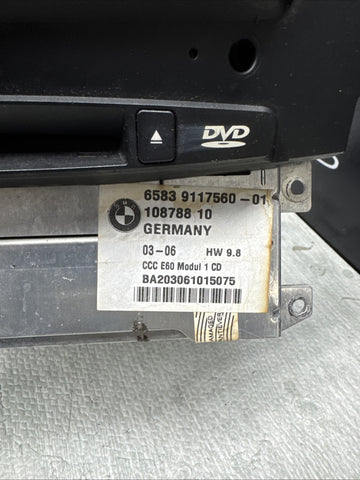 BMW E60 E63 E64 5/6 Series 645ci M6 Navigation Radio CD Player CCC Head Unit OEM
