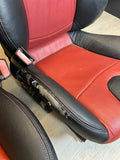 98-02 BMW Z3M Convertible Interior Front Heated Seats Imola Red / Black