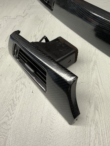 07-13 BMW E90 E92 E93 335 M3 Carbon Fiber Style Wrap Interior Trim Dash Panels