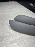 BMW E46 325 330 M3 Convertible Rear Grey Gray Upper Armrest Pads 7894431 7894432
