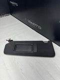 08-13 OEM BMW E92 328 335 M3 Coupe Left Driver Sun Visor Black Felt
