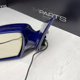 06-10 BMW E63 E64 M6 Left Side View Mirror Auto Dimming Interlagosblau OEM