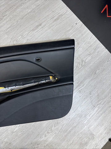 01-06 BMW E46 M3 PASSENGER RIGHT SIDE DOOR PANEL CARD BLACK OEM