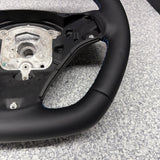 BMW 08-13 E92 M3 Manual Custom Leather Sides Flat Bottom Top Steering Wheel Red