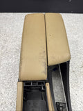 08-13 BMW E90 E92 E93 M3 Front Center Console Armrest Extended Leather Bamboo
