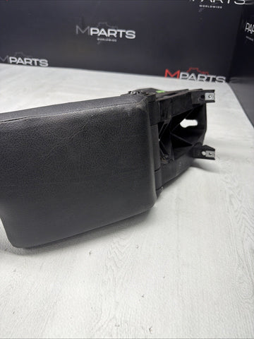 01-06 BMW E46 M3 Center Console Armrest Arm Rest Black Vinyl