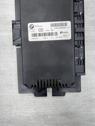 07-10 BMW E90 E91 E92 E93 FRM2 PL2 FOOTWELL CONTROL MODULE UNIT 9204527 OEM